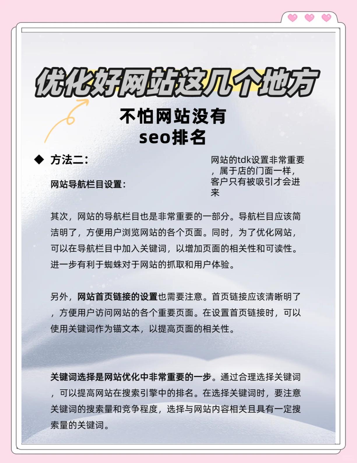 如何为网站制定SEO优化策略