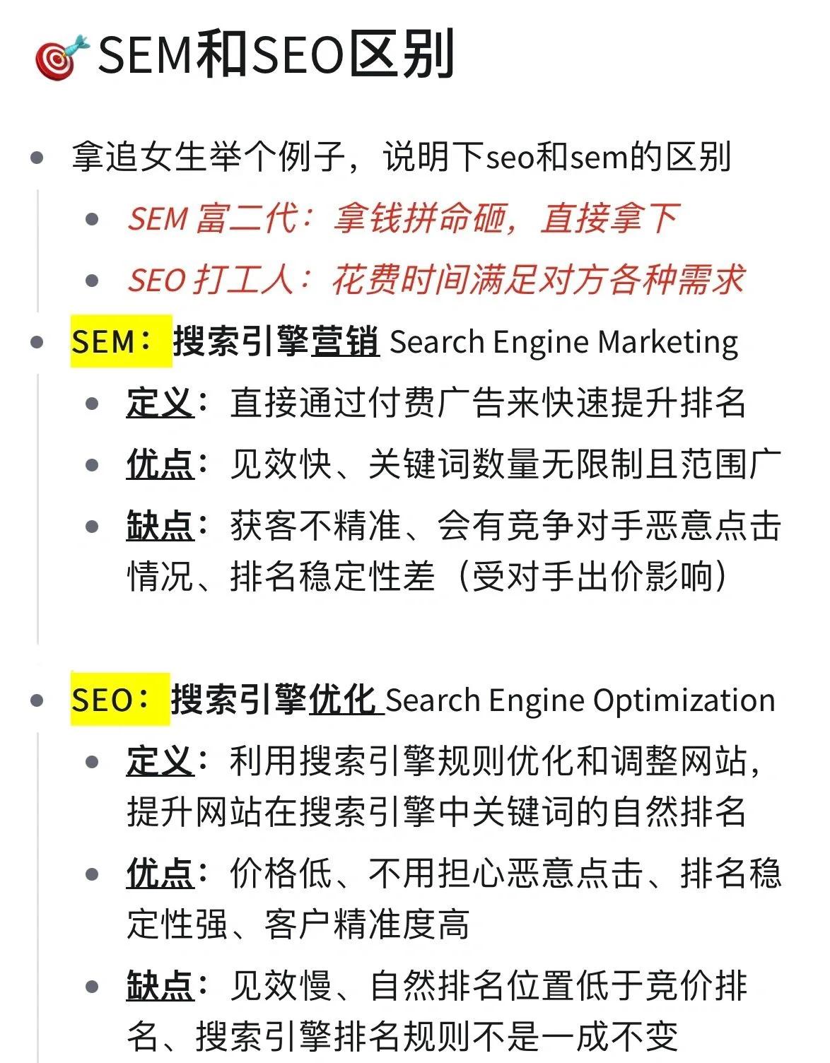 SEO推广和付费广告营销有什么区别
