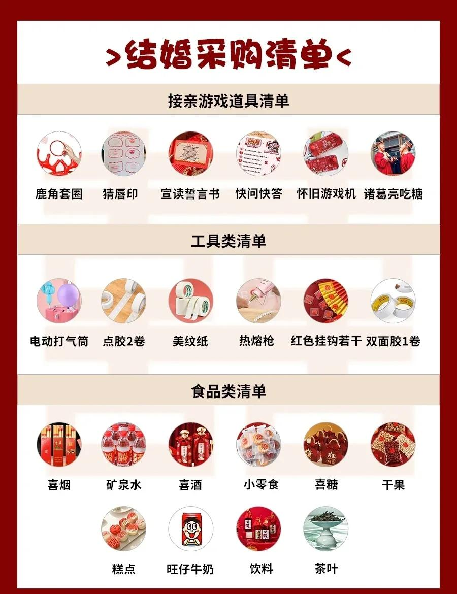 结婚新娘买什么 这份完整清单请收好