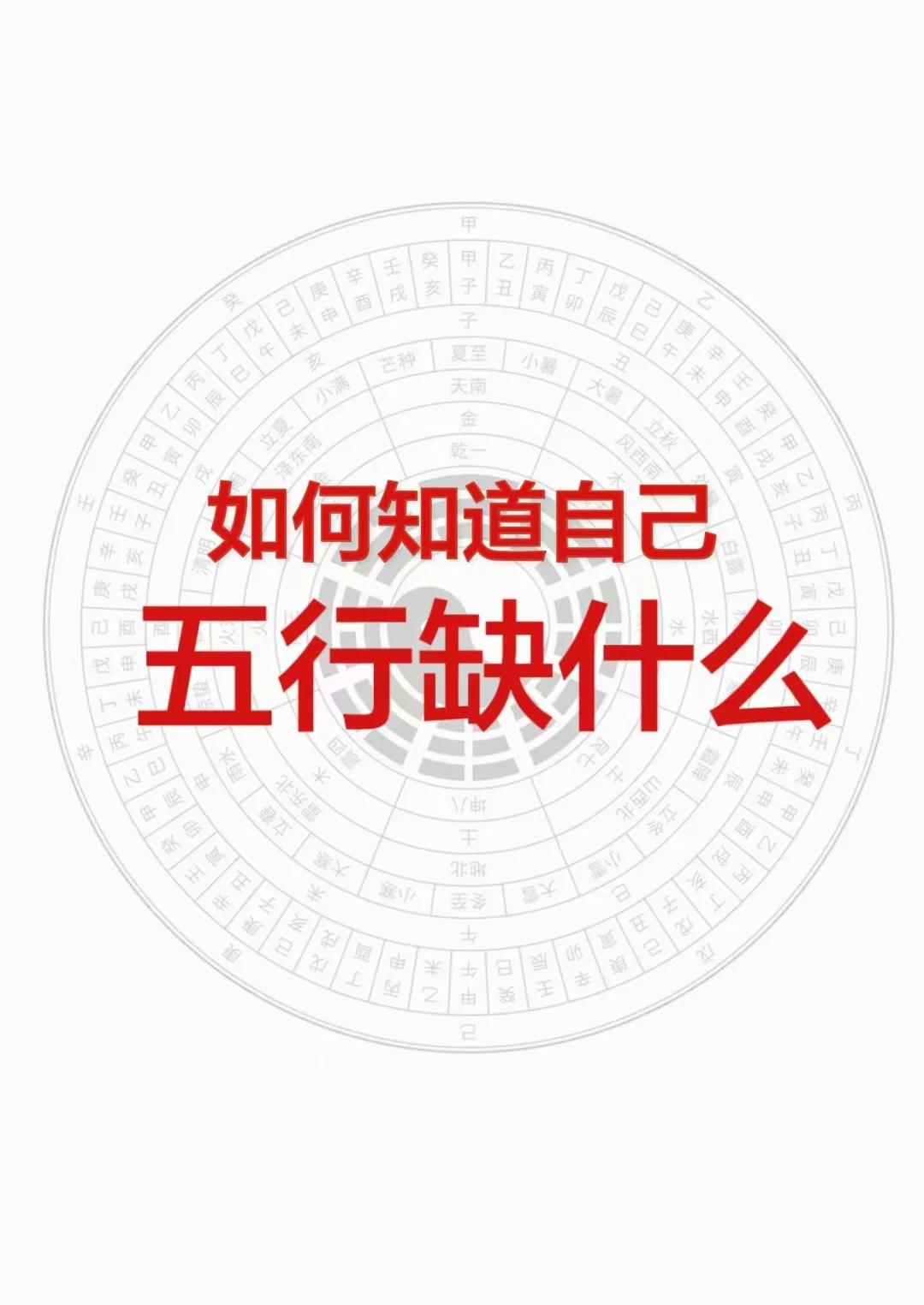 如何知道自己八字缺什么五行属性