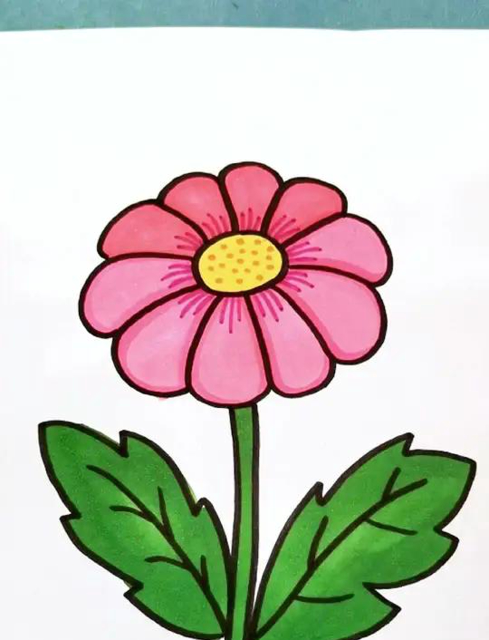 怎样画花朵最简单漂亮 视频