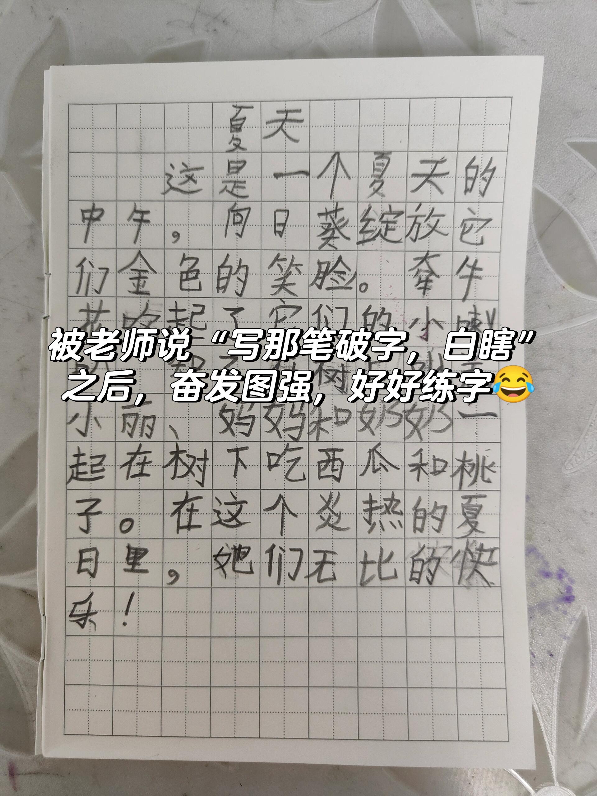 夏天作文范文二年级