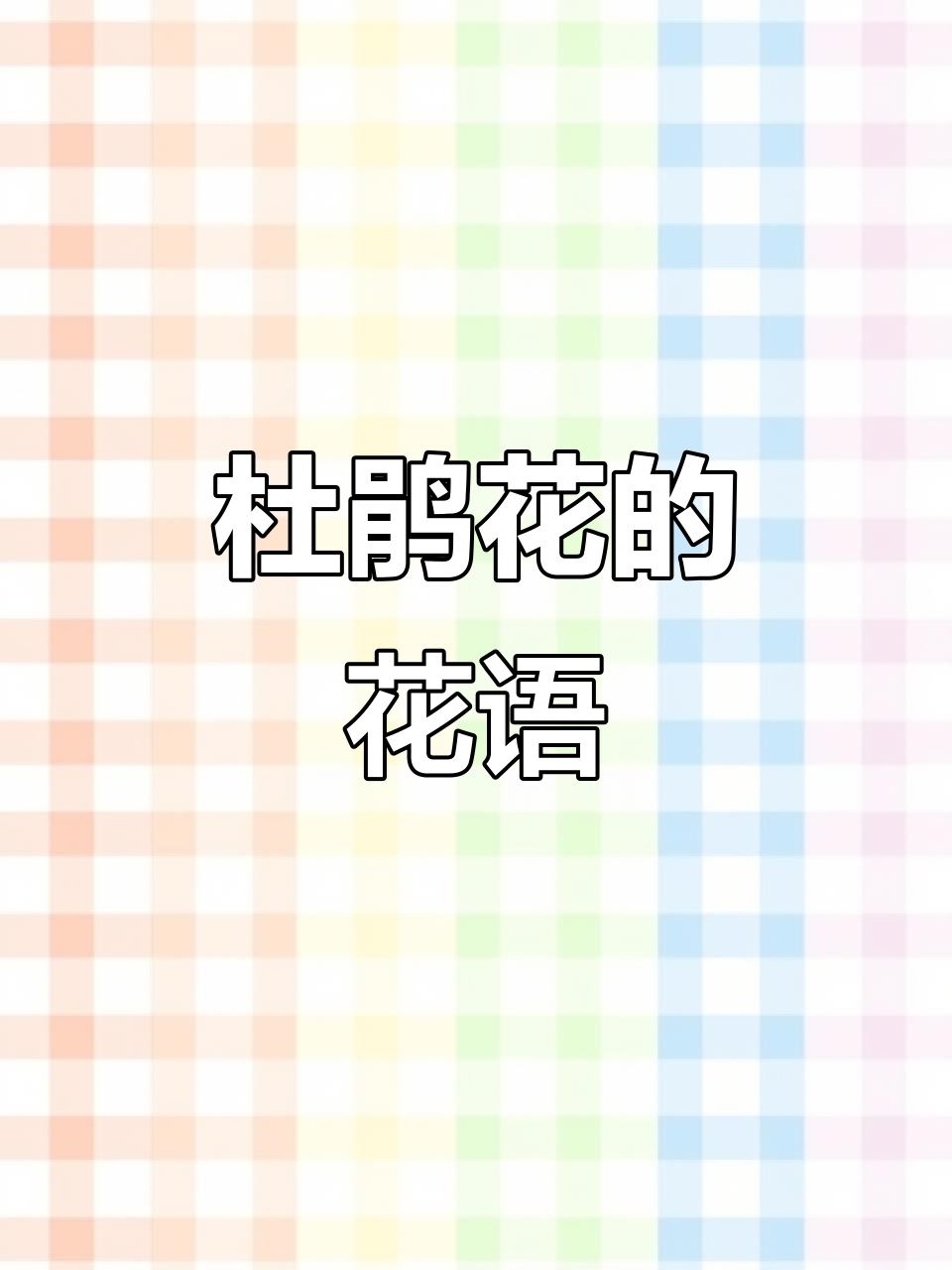 杜鹃花的花语和寓意
