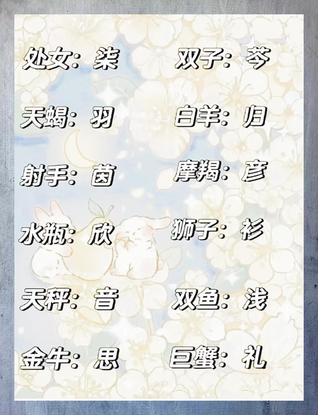 名字2个字古风