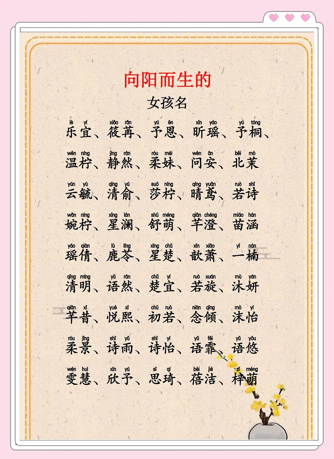 一到十开头的古风网名两个字