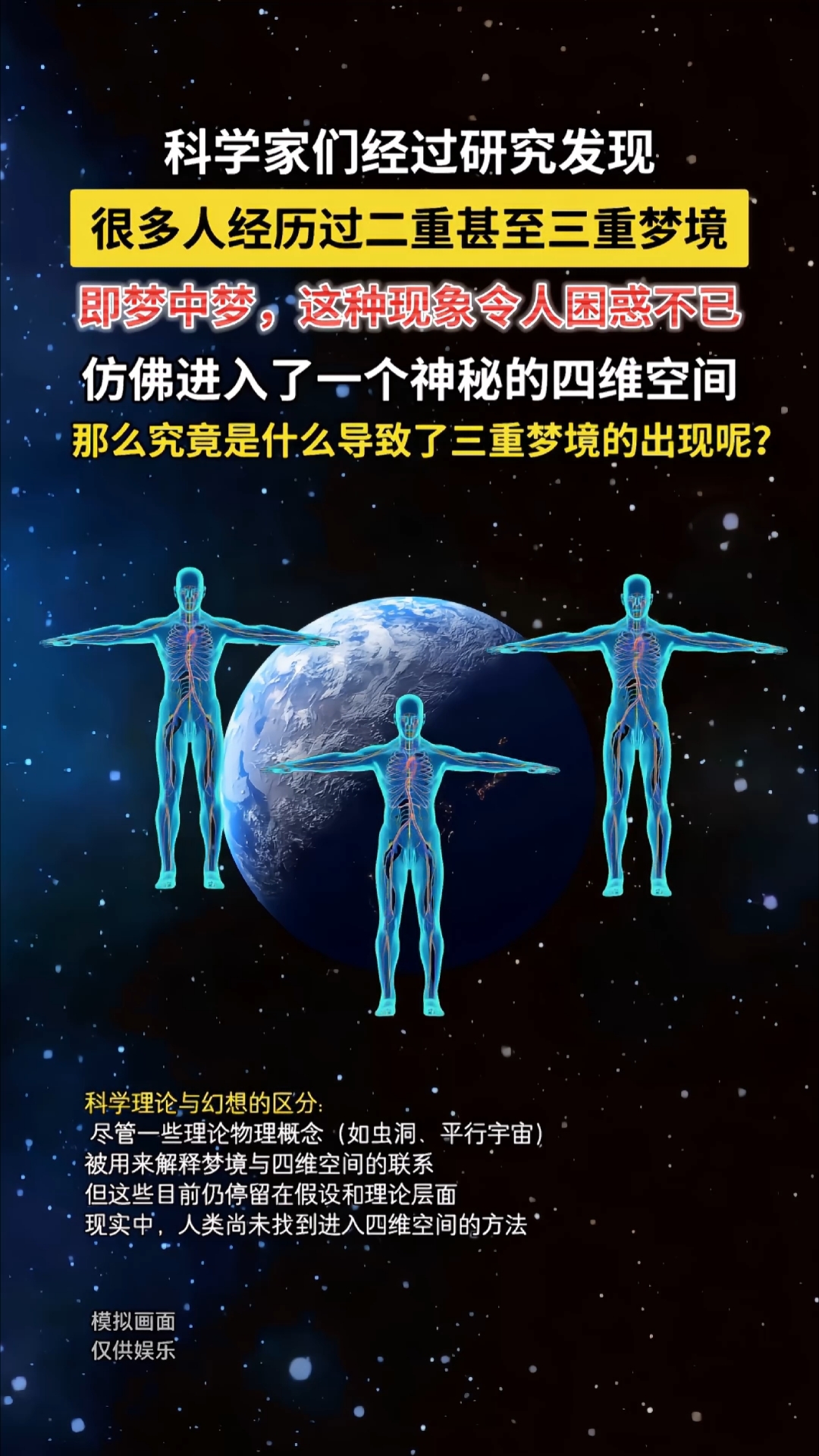 四维空间怎么理解这个词