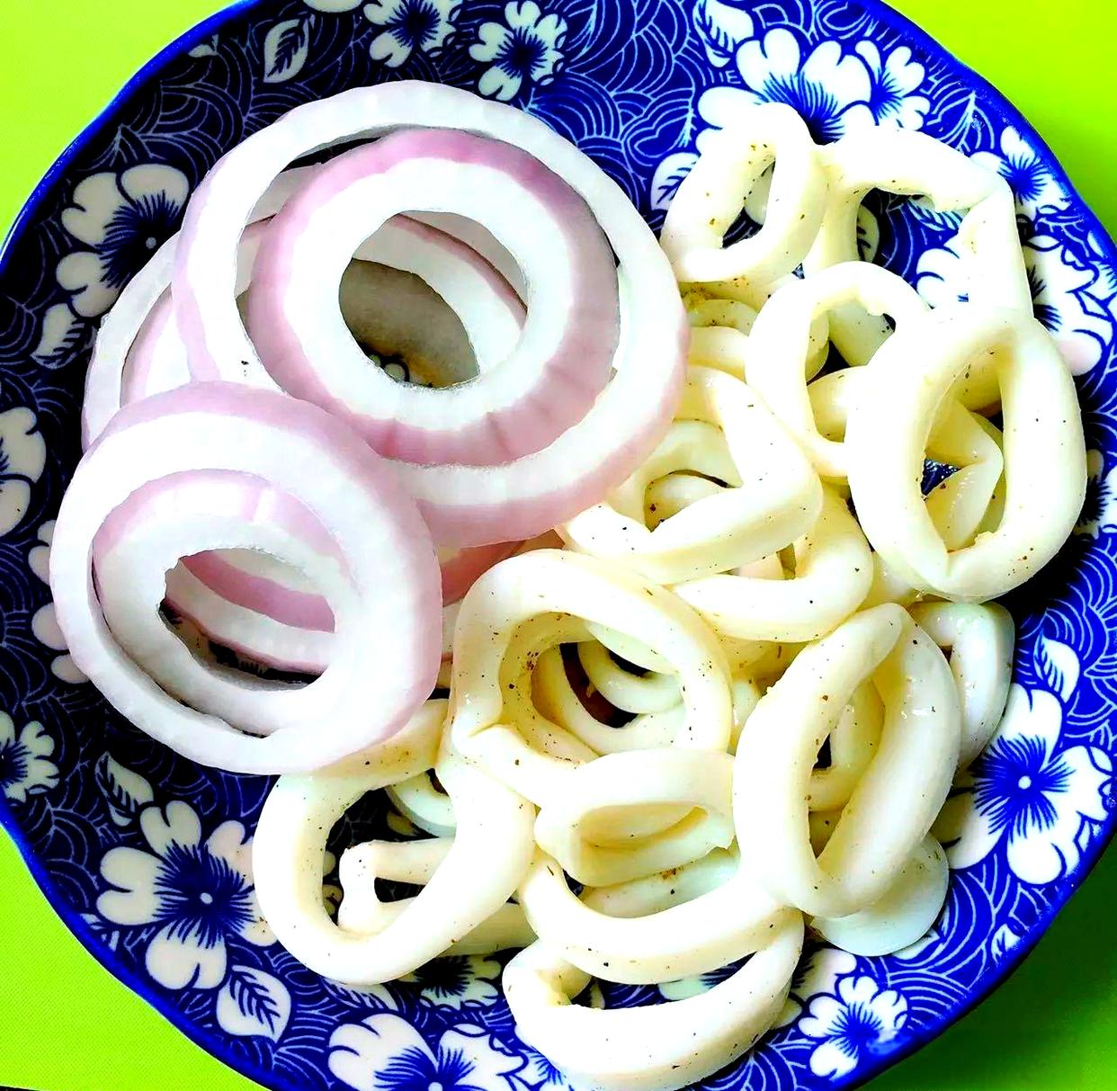 鱿鱼圈制作方法和步骤