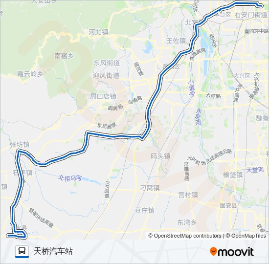 北京917路的全程路站点