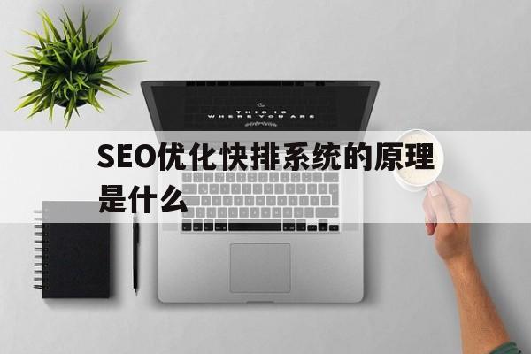 SEO优化快排系统的原理是什么